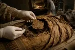 Arkeologlar 1600 yıllık bir mumyanın karnında şaşırtıcı bir parça buldu