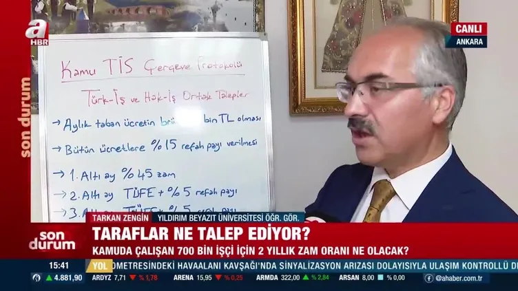 Kamuda 700 bin işçi için zam pazarlığı