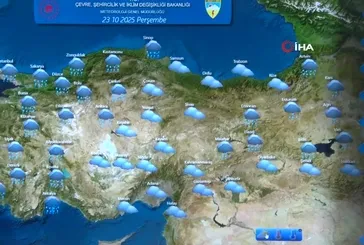 Meteoroloji Genel Müdürlüğü: "Ülke genelinde şiddetli yağışlar görülebilir"