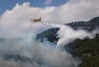 Yunanistan'da orman yangınlarına müdahale eden iki helikopter çarpıştı