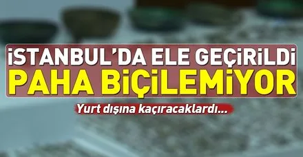 Paha biçilemeyen eserleri yurt dışına kaçıracaklardı