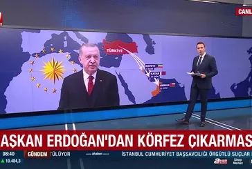 Başkan Erdoğan'dan körfez çıkarması
