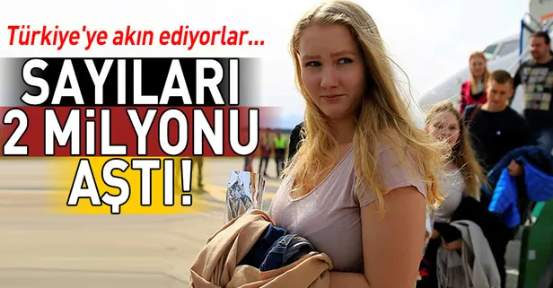 Antalya 2 milyon turisti aştı