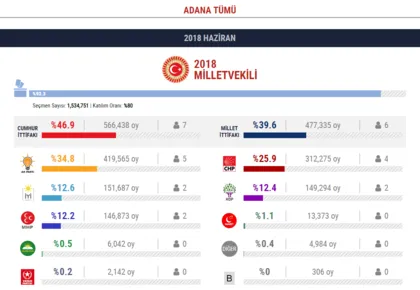 24 Haziran il il milletvekili seçim sonuçları? Partilerin oy oranı ve vekil sayıları...