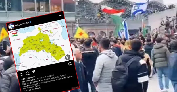 Mehmetçik vurdukça kudurdular! YPG'li militanlar Almanya'da İsrail bayrağı açtı | Netanyahu - Kandil flörtü ve 'teröristan' hezeyanı