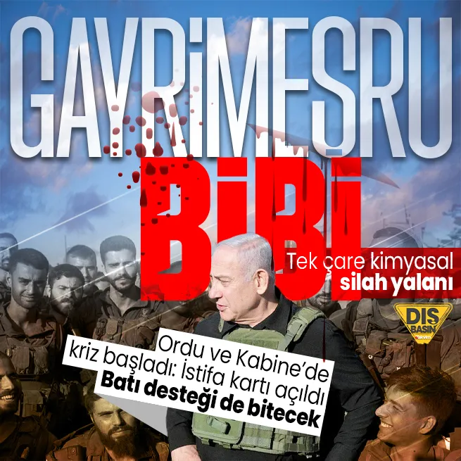 Katil İsrail meşruiyetini kaybetti: Hamas’a kimyasal silah iftirası ile kazanamaz! Netanyahu ile ordu arasında güven krizi