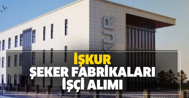 İŞKUR şeker fabrikası işçi başvurusu nasıl yapılır? İŞKUR Şeker Fabrikaları başvuru şartları nedir?