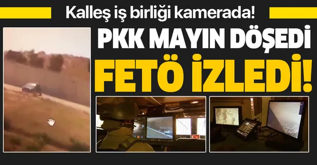 Kalleşlerin iş birliği kamerada: PKK mayın döşedi FETÖ izledi