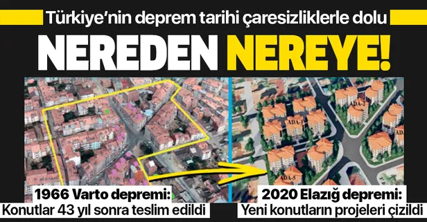 Türkiye'nin deprem tarihi çaresizliklerle dolu! Nereden nereye...