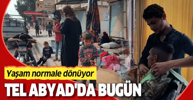 Tel Abyad'da yaşam normale dönüyor