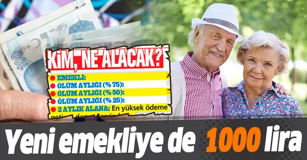 Yeni emekliye de 1000 lira ikramiye | SSK, SGK ve Bağ-Kur kim ne kadar alacak?