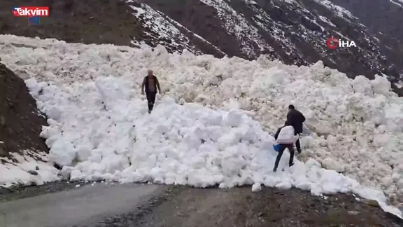 Van'ın Çatak ilçesinde çığ düştü: 1 mahalle ve 8 mezraya ulaşım sağlanamıyor