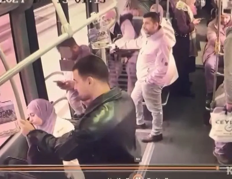 Kaza yaşanmadan saniyeler önce (DHA)