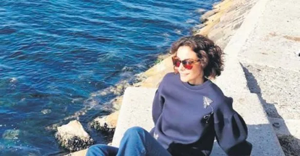 Arzum Onan güzel havanın tadını çıkardı