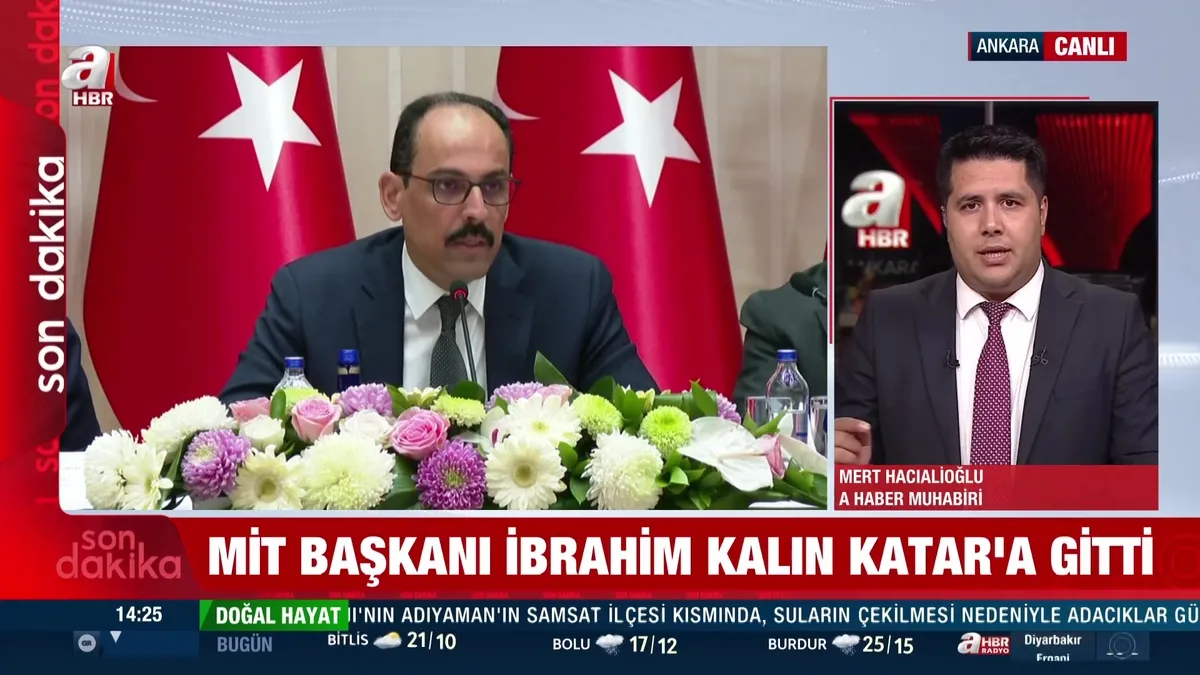 MİT Başkanı İbrahim Kalın Katar'da