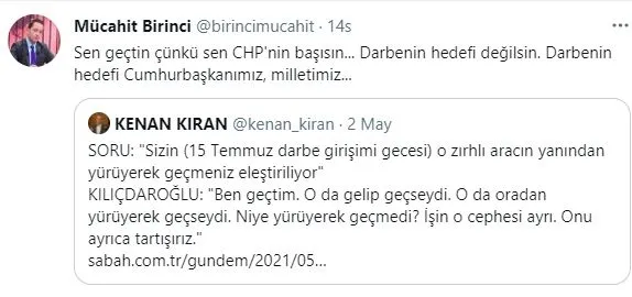 chp-genel-baskani-kemal-kilicdaroglunun-15-temmuz-aciklamasina-ak-partiden-tepki-vipten-topuk-yaptin-1619995615940.jpg CHP Genel Başkanı Kemal Kılıçdaroğlu'nun 15 Temmuz açıklamasına AK Parti'den tepki! 'VIP'ten topuk yaptın'-6