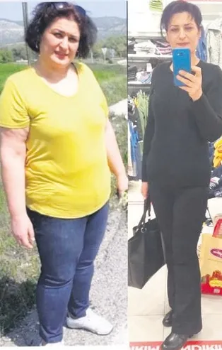 8 ayda 123 kilodan 76 kiloya düştü