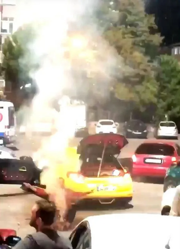 Asker uğurlama eğlencelerinde dehşete düşüren görüntüler kamerada-2