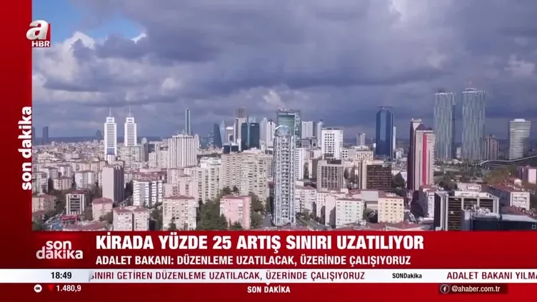 Adalet Bakanı Yılmaz Tunç duyurdu: "Kiraya yüzde 25 zam sınırı uzatılacak"