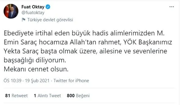 Alimin ölümü alemin ölümü gibidir! Hadis alimi Mehmet Emin Saraç hayatını kaybetti...-4