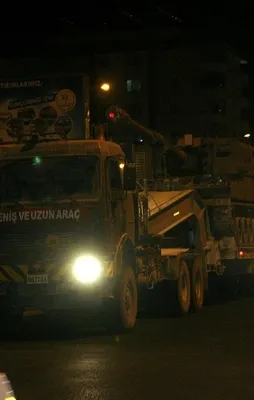 Suriye sınırına askeri sevkiyat