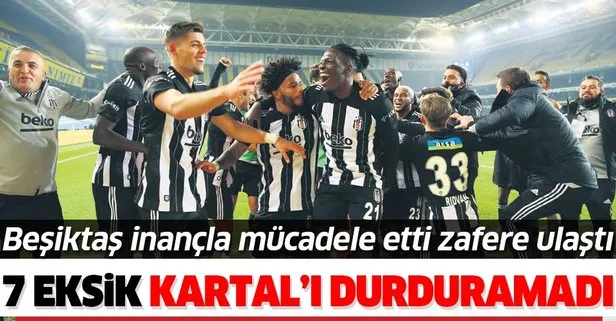 Beşiktaş 7 eksikle Kadıköy’e çıktı Fenerbahçe’yi yendi