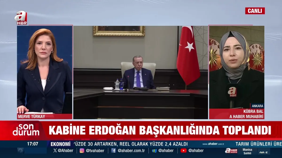 Kabine, Erdoğan başkanlığında toplandı!