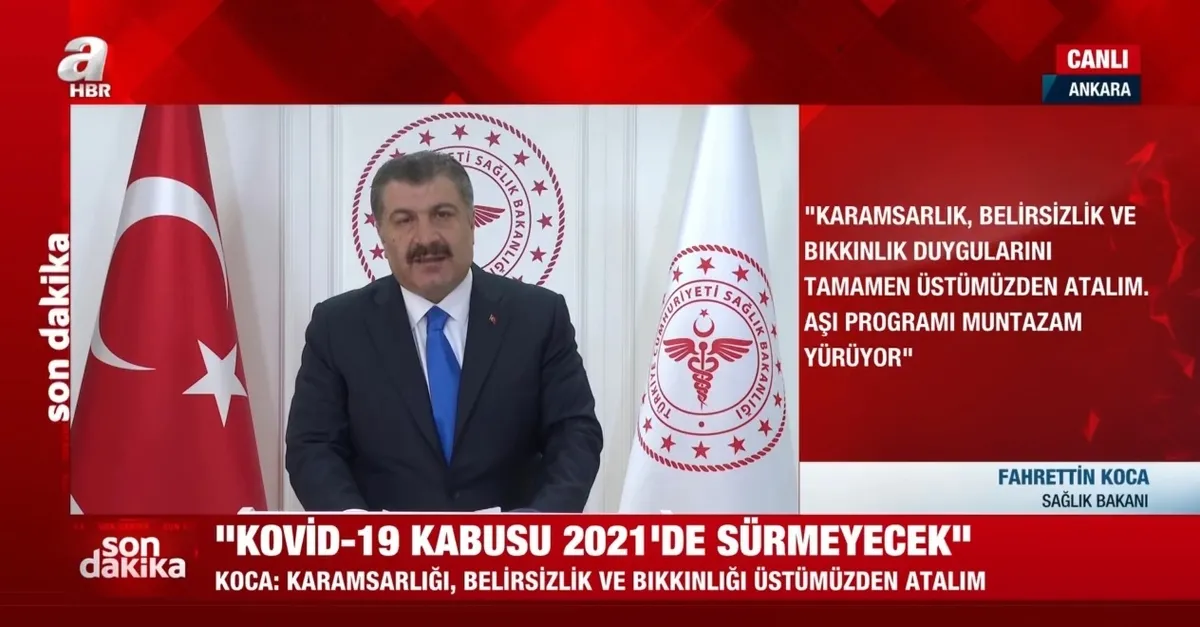 Koronavirüs ile mücadelede 1 yıl geride kaldı! Sağlık Bakanı Fahrettin Koca'dan önemli açıklamalar