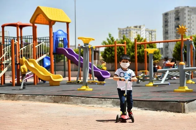 14 yaş altı çocuklar uzun zaman sonra ilk kez sokağa çıktı