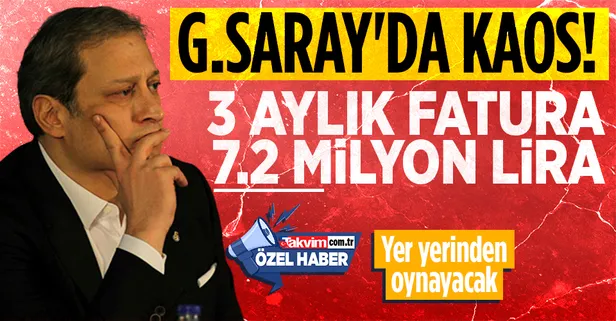 Özel Haber I Galatasaray'da 3 aylık fatura dudak uçuklattı! Tam 7.2 milyon lira..