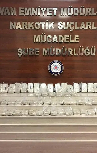 Van'da 32 kilo eroin ele geçirildi!