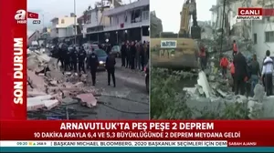 Arnavutluk’ta 6.4 büyüklüğünde deprem! Enkaz altında kalanlar var...