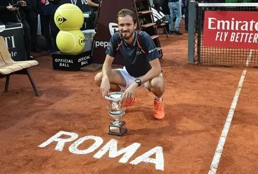 Roma Açık’ta şampiyon Medvedev