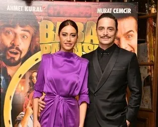 Baba Parası filminin galasına Ahmet Kural ve sevgilisi Çağla Gizem Çelik damga vurdu!