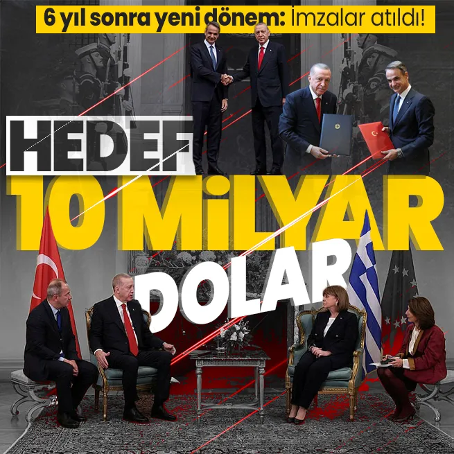 Başkan Erdoğan Yunanistan Cumhurbaşkanı Katerina Sakelaropulu ve Başbakan Miçotakis ile görüştü! İmzalar atıldı: İşte Atina Bildirgesi