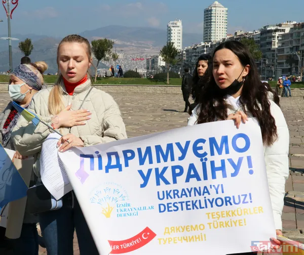 SON DAKİKA: Rusya Ukrayna savaşında son durum! Türkiye'deki Ukraynalılar Rusya'yı protesto etmek için meydanlara akın etti - 4