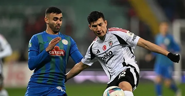 2025’e kötü başlangıç! Beşiktaş Rizespor ile 1-1 berabere kaldı