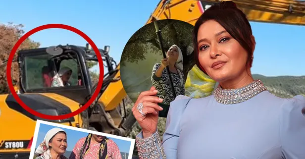 Şehirden kaçtı köy hayatına kolay adapte oldu: Nurgül Yeşilçay traktör üstünde!