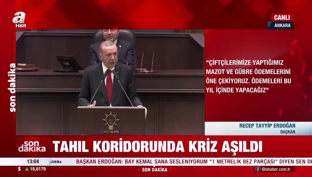 SON DAKİKA: TAHIL KORİDORU krizi aşıldı! Başkan Recep Tayyip Erdoğan yine krizi çözdü!