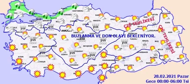 Meteorolojiden 8 il için son dakika çığ uyarısı! 27 Şubat hava durumu-7
