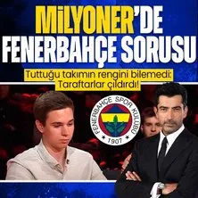 Kim Milyoner Olmak İster’de Fenerbahçe sorusu! Tuttuğu takımın rengini bilemedi veda etti! Kenan İmirzalıoğlu: ’Galatasaray mı sandın?’