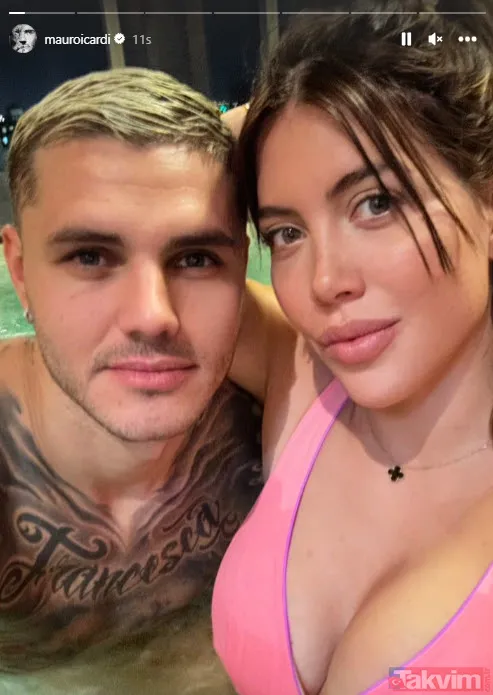 Mauro Icardi barıştığı eşi Wanda Nara'nın çırılçıplak yatak fotoğrafını paylaştı hemen sildi! Gören göreceğini gördü ortalık sallandı - 7