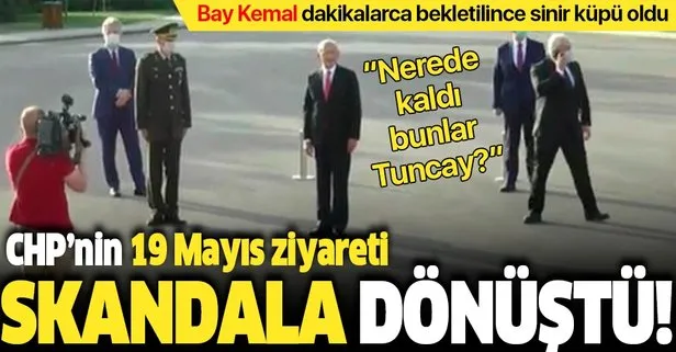 CHP’nin ’19 Mayıs’ ziyareti skandala dönüştü: Kemal Kılıçdaroğlu dakikalarca ayakta bekledi