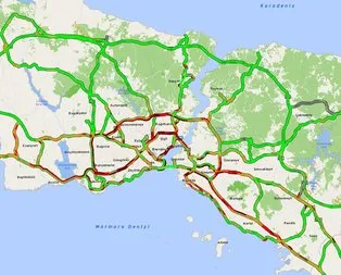 İstanbul’da trafik kilit!