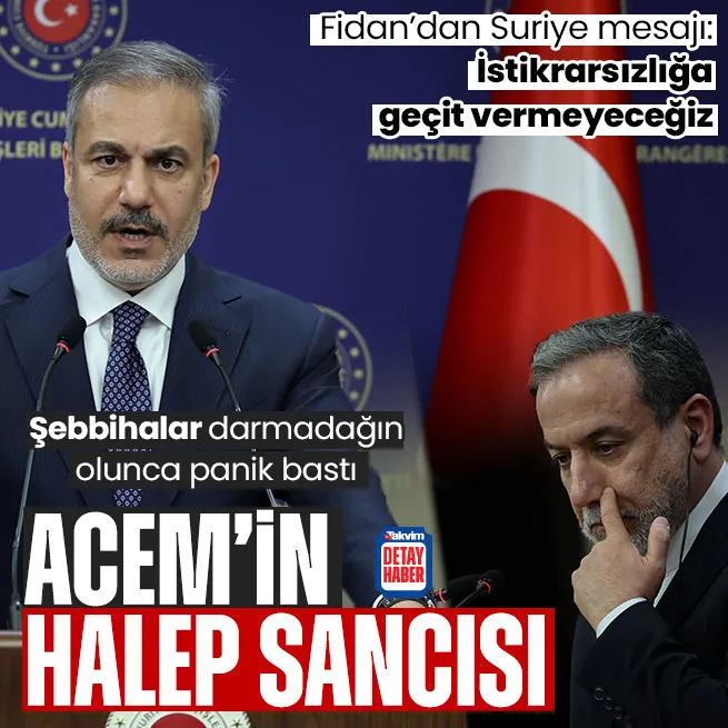 Suriyedeki muhalif ilerleyiş Esada baston olan İranı panikletti! Tahran rotayı önce Şama sonra Ankaraya kırdı | Fidandan flaş Suriye açıklaması