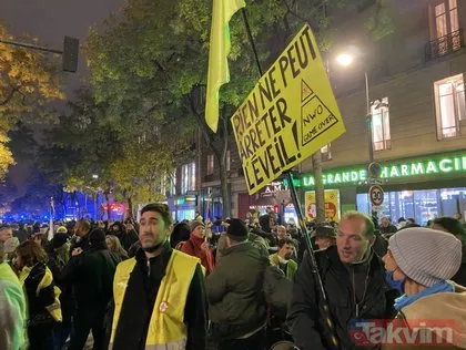 Fransa’da Sarı Yelekliler hareketin 3’üncü yıldönümünde sokağa indi! Polisten sert müdahale