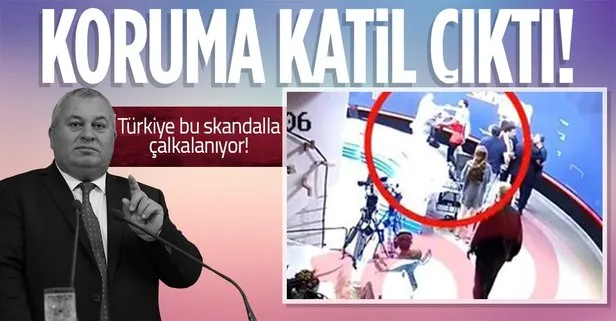 Demokrat Partili Cemal Enginyurt’un gazeteci Latif Şimşek’e saldıran koruması katil çıktı!