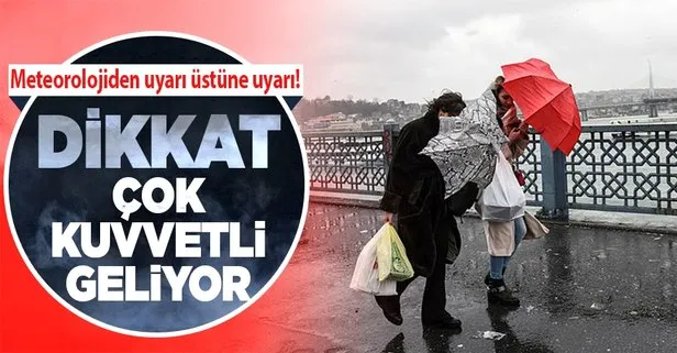 HAVA DURUMU | Meteoroloji uyardı! Hafta sonuna plan yapanlar dikkat! Çok kuvvetli geliyor | 27-31 Ekim