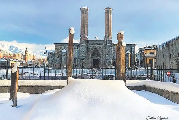 Erzurum -32.6 derece!