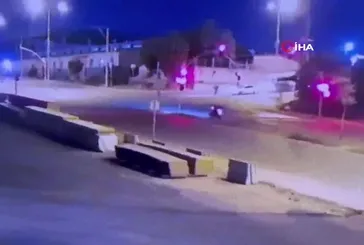 Kavşakta feci kaza kamerada: 1 ölü, 1 yaralı